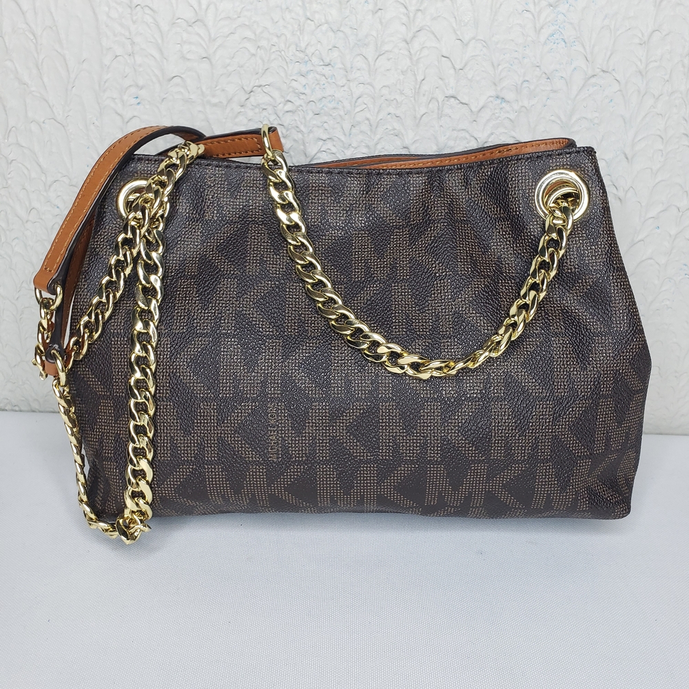 Michael Kors Brown Shoulder Bag - Picture 9 of 11